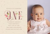 Floral one - Birthday Invitation